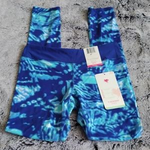 New girls Vigoss blue leggings size 8
